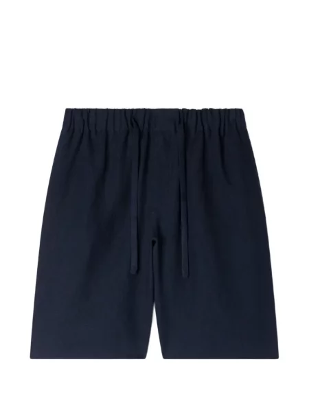 Pantaloni scurți Sandro cu cordon maro