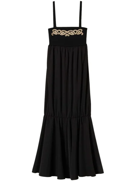 Rochie midi Twinset tricotate până la genunchi de costum negru