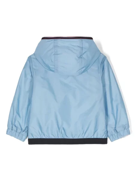 Kurtka dziecięca Moncler Enfant niebieska
