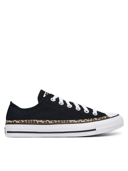 Plátenky Converse CHUCK TAYLOR ALL STAR LEOPARD Čierna biela