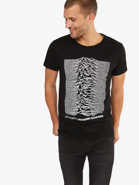 Mister Tee Tricou Joy Division Up / alb negru