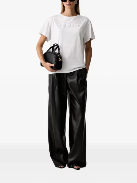 Tricou Twinset cu autograf alb