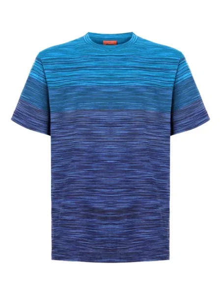 Tricou Missoni cu dungi albastru