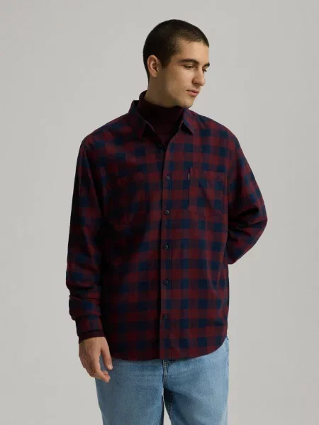 Сорочка DIVERSE Jagger бордовий