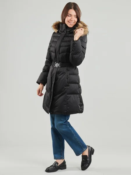 Guess Geacă din puf negru