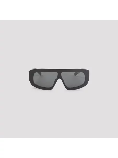 Okulary przeciwsłoneczne Prada z logo czarne