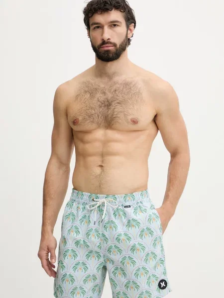 Hurley kopalne kratke hlače VOLLEY ICON zelena