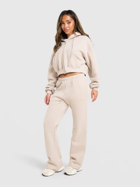 Nike Bluza Rozpinana Z Kapturem Studio beżowa