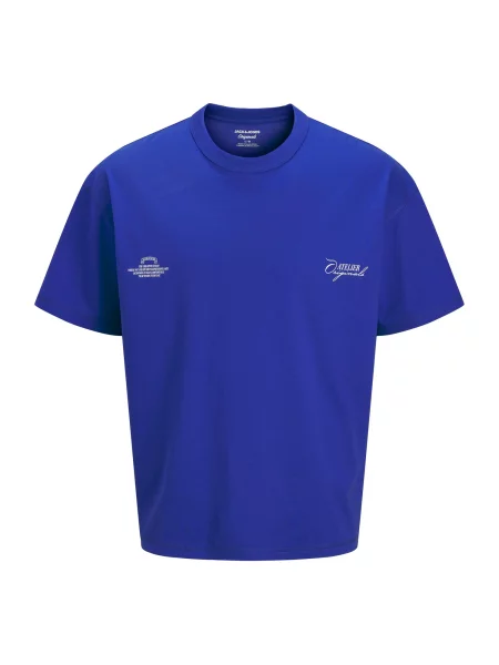 Jack & Jones Junior Tricou JORSANREMO albastru alb