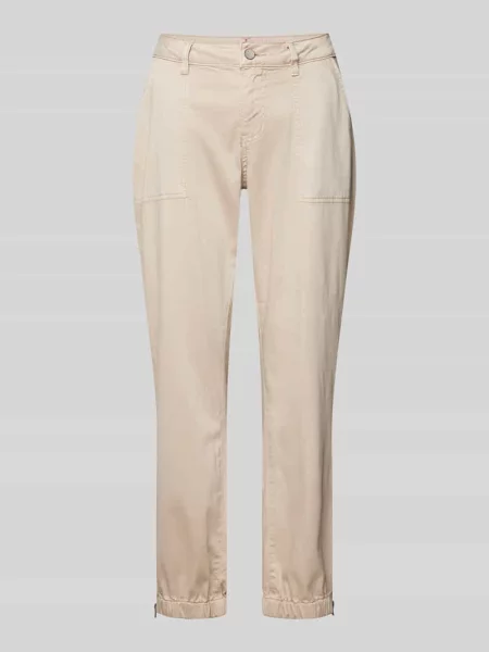 Spodnie o skróconym kroju tapered fit model ‘Linda’ Buena Vista