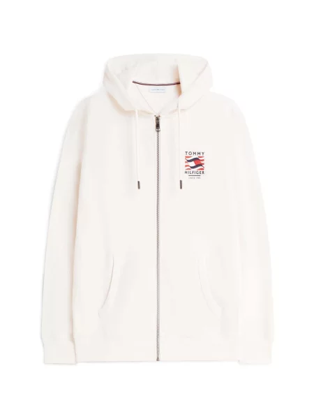 Mikina Tommy Hilfiger béžová