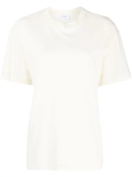 Tricou Off-white cu dungi alb