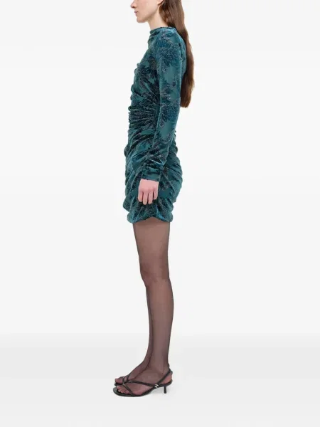 Rochie mini Simkhai cu model floral de costum albastru