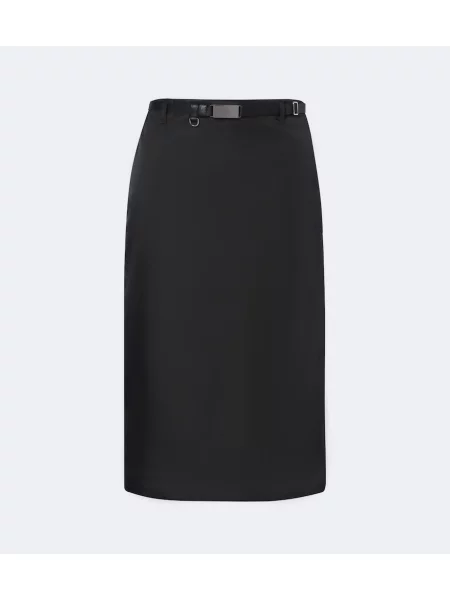 Puzdrová sukňa Prada čierna