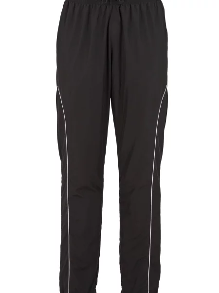 Urban Classics Pantaloni negru alb