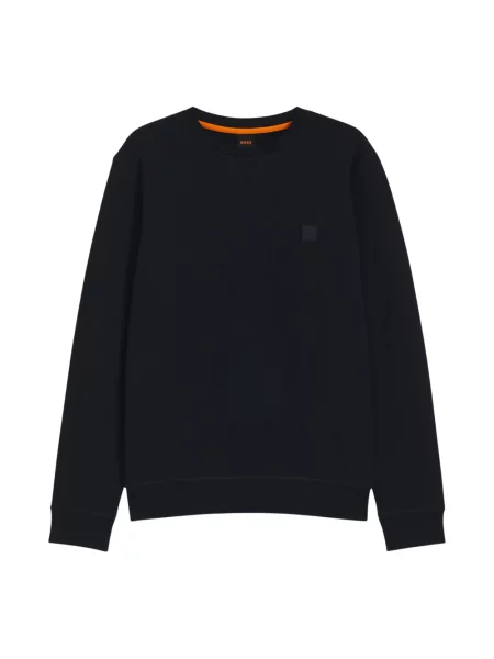 Bluza z detalem z logo model ‘Westart’ Boss Orange niebieska