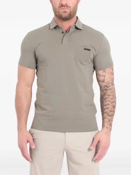 Tricou polo Rrd cu buzunare aplicate verde