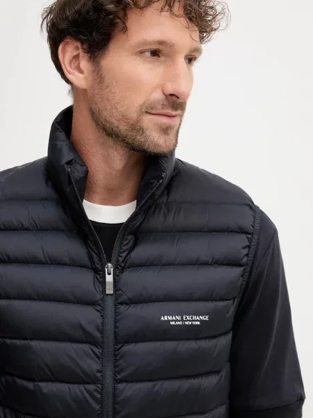 Пуховый жилет Armani Exchange синий