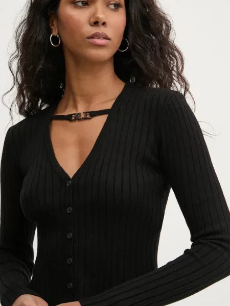 Karl Lagerfeld Jeans cardigan femei light negru