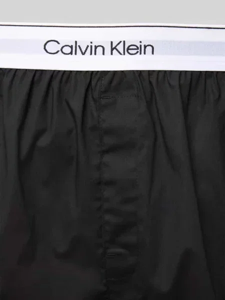 Bokserki z elastycznym z logo w zestawie 3 szt. Calvin Klein Underwear czarne