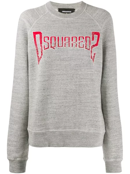 Pulover Dsquared2 cu imagine gri