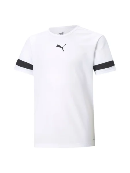 PUMA Funkčné tričko TeamRise čierna biela