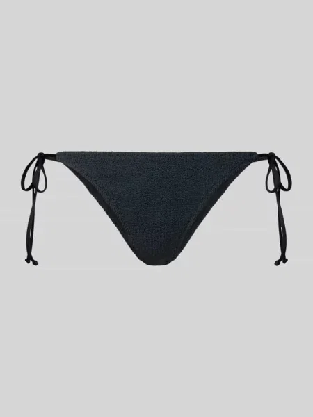 Figi bikini z fakturowanym wzorem model Virgo' Mc2 Saint Barth czarne