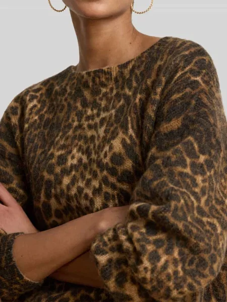Sweter z moheru z miękką puszystą dzianiną Lauren Ralph Lauren