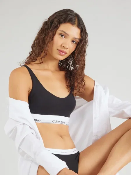 Calvin Klein Underwear Sutien negru alb