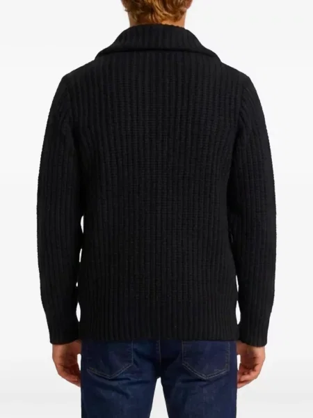 Cardigan Roberto Collina tricotate negru