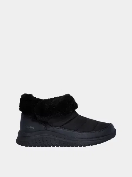 Кожаные ботинки Skechers черные