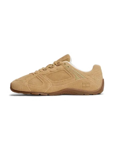 Tommy Jeans Sneakers Archive Lite Suede Maro bej