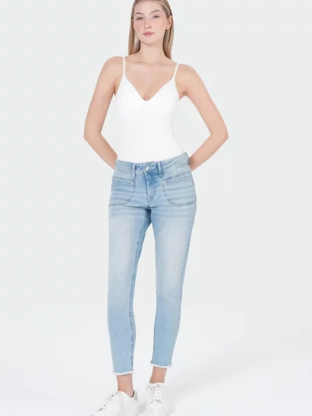 M.O.D MIRACLE OF DENIM Jeans deschis albastru