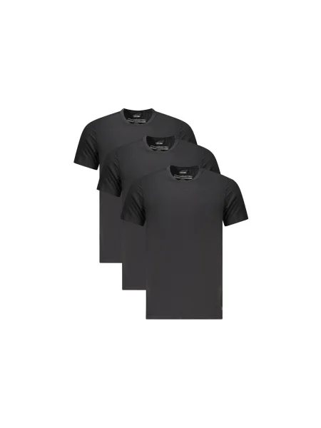 Tricou Calvin Klein Jeans cu decolteu rotund negru