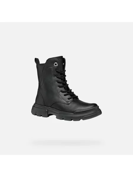 Cizme scurte copii Geox negru