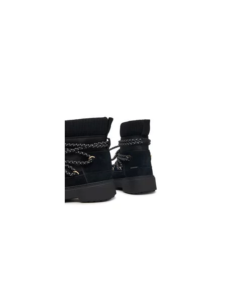 Snehule Tommy Hilfiger Lace-Up Water Resist Snow Boot čierna