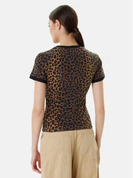Adidas Majica Leopard Cali rjava