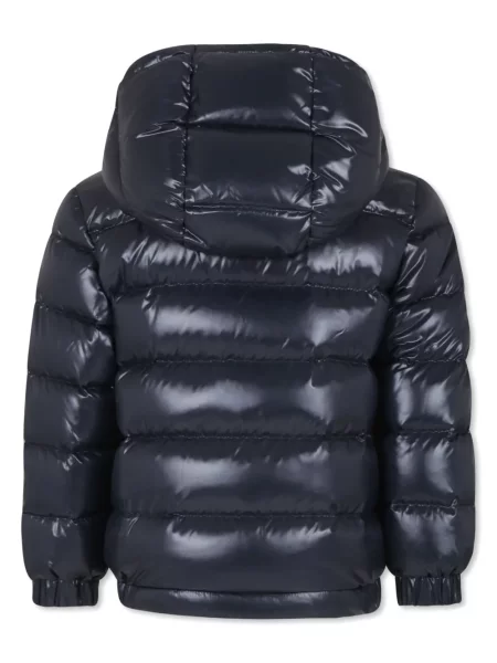 Kurtka dziecięca Moncler Enfant niebieska