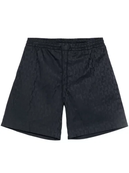 Žakárové kraťasy Moncler modré