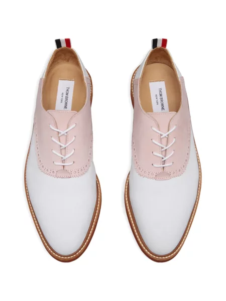 Oxford Thom Browne din piele alb