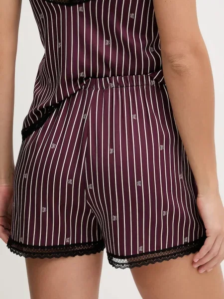 Піжамні шорти HUGO UNIQUE SHORTS фіолетовий