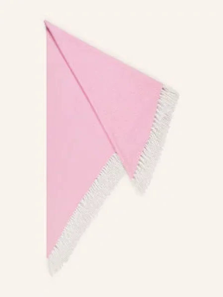 Herzen's Angelegenheit Chusta Trójkątna Z Kaszmirem rosa różowa
