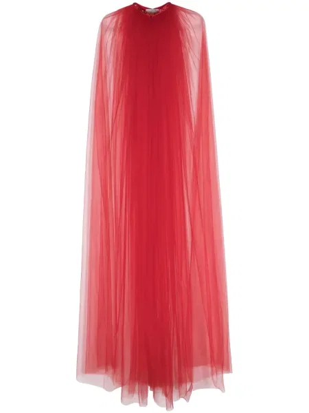 Palton V:pm Atelier din tul roșu