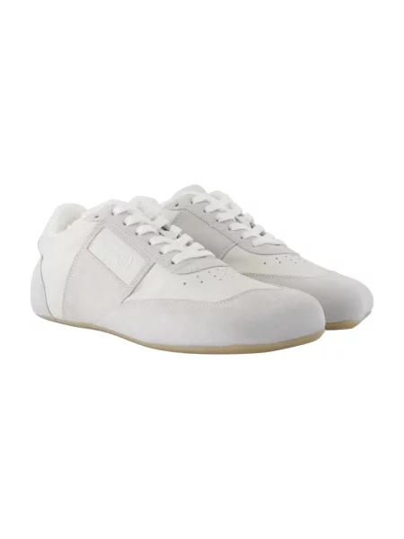 Sneakersy Mm6 Maison Margiela skórzane białe