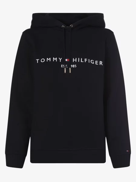 Tommy Hilfiger bluza z kapturem Kobiety dresowy M niebieski