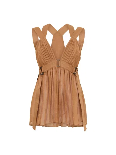 Top Alberta Ferretti beżowy