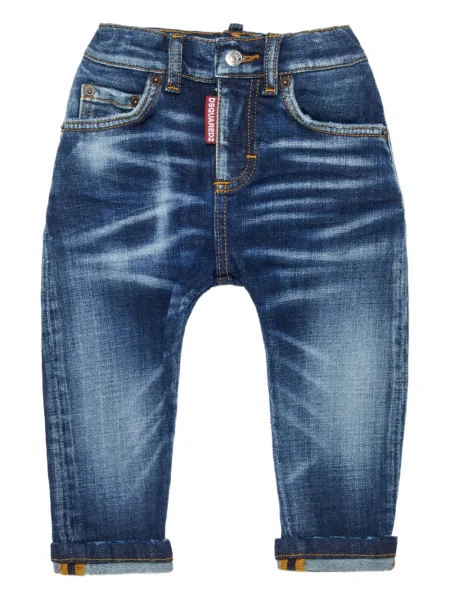 Jeansy dziecięce Dsquared2 niebieskie