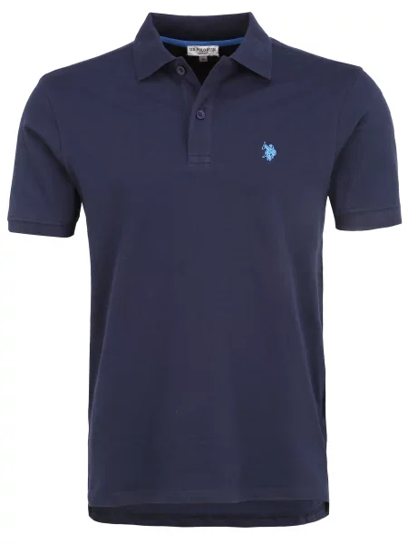 U.S. POLO ASSN. Tricou marin / azur albastru