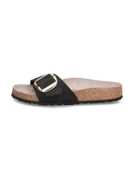 Pantofle Birkenstock s přezkou černé