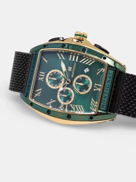 MONTIGNAC ceas pentru bărbați PALADIN verde